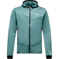 Salewa - Sella Crevasse Hooded Jacket - Forro polar size 46, turquesa