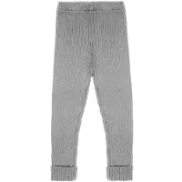 Maximo - Kid's Rippstrick Leggings - Leggings size 134/140, gris