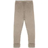 Maximo - Kid's Rippstrick Leggings - Leggings size 122/128, beige