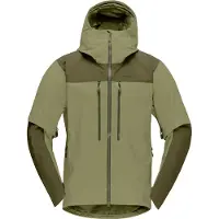 Norrøna - Marcas - Trollveggen Gore-Tex Pro Light Jacket M Olive Night Deep Lichen Green - Talla L - Caqui