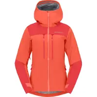 Norrøna - Marcas - Trollveggen Gore-Tex Pro Light Jacket W Deep Sea Coral Baked Apple para Mujer - Talla M - Naranja