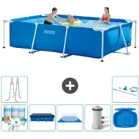 Intex Piscina rectangular de estructura - 300x200x75 cm - 8 piezas - Modelo S20049