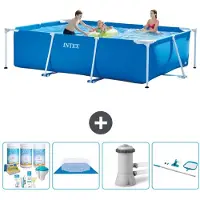 Intex Piscina rectangular de estructura - 300x200x75 cm - De 5 piezas - Modelo S20837