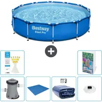 Bestway Steel Pro, piscina redonda - 366 x 76 cm - de 5 piezas, modelo S272