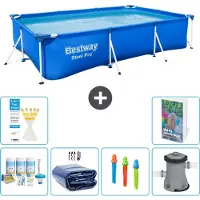 Bestway Steel Pro, rectangular, 300x201x66 cm, de 5 piezas, modelo S108