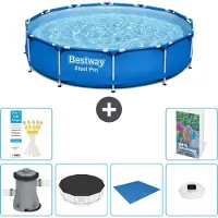 Bestway Steel Pro, piscina redonda - 366 x 76 cm - de 5 piezas, modelo S248