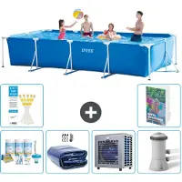 Intex Piscina rectangular de estructura - 450x220x84 cm - 5 piezas - Modelo S128