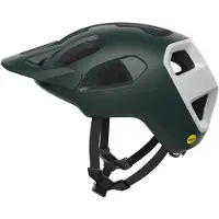 POC - Cascos MTB - Cularis Pargasite Green Matt/Hydrogen White Matt - Talla 55-58 cm - Verde
