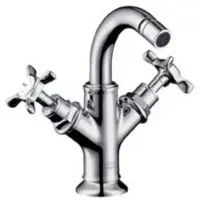 Axor , grifo doble para bidé, serie Axor Montreux, acabado cromado, modelo 16520000