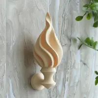 Decords Decoración de pared con forma de antorcha, impresa en 3D – Tamaño: 13 cm