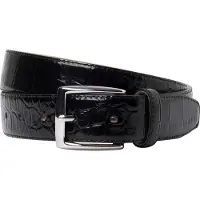 Hackett London para hombre. HM413616 Cinturón Nicole negro (28), Casual, Piel, outlet 2026.