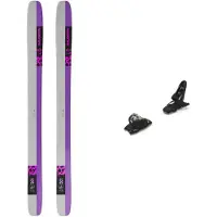 Salomon - Esquís - Qst X Black/Shocking Pink/Lunar Rock 2026 - Talla 178 cm - Púrpura