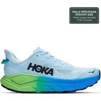 Hoka One One - Zapatillas de trail - Challenger 8 W Glimmering Blue/Tart Apple para Mujer - Talla 36 - Azul