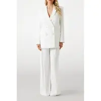 Guess Marciano GUESS Nina Double Breasted White Peaks Talla: 46 | Blazers Outlet | Mujer | Blanco