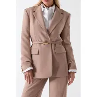 Guess Marciano GUESS Dalia Sngl Brst Belt Silk Taupe Talla: 36 | Blazers Outlet | Mujer | Negro