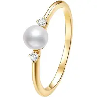 Dear Me Anillo 'Aurora Pearl' oro