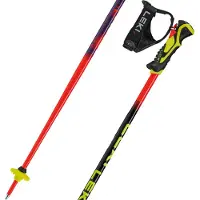 LEKI - Bastones esquí - WCR Evo Lite SL TR Red de Aluminio - Talla 95 cm - Rojo