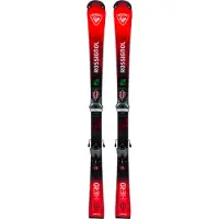Rossignol - Packs (esquí + fijaciones) - Hero Athlete SL Pro 128-149 + NX7 2027 de Madera - Talla 142 cm - Rojo