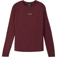 Nnormal - Women's Merino Long Sleeve 02 - Camiseta de running size S, rojo