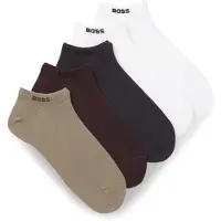 BOSS Calcetines marrón / chocolate / brocado / blanco