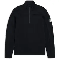 Bergans - Inner:Dual Merino Half Zip - Camiseta funcional size S, negro
