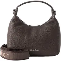 Calvin Klein Bolso de hombro marrón oscuro