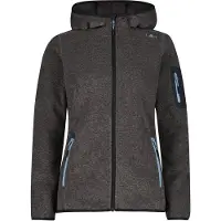 CMP - Women's Jacket Fix Hood 3H19826A - Forro polar size 38, gris