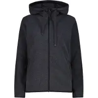CMP - Women's Jacket Fix Hood 36H2626 - Forro polar size 34, negro/gris