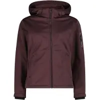 CMP - Women's Jacket Zip Hood 39A5006M - Chaqueta softshell size 52, marrón