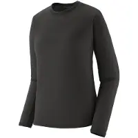 Patagonia - Women's Capilene Lightweight Crew - Ropa interior fibra sintética size XXL, negro/gris