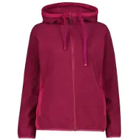 CMP - Women's Jacket Fix Hood 36H2626 - Forro polar size 48, rojo