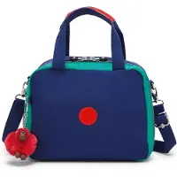 Kipling Bolso 'Miyo' turquesa / azul oscuro / rojo vivo