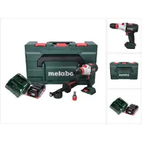 Metabo SB 18 LTX BL Q I Taladradora de percusión sin cable 18 V 130 Nm sin escobillas + 1x batería recargable 4,0 Ah + cargador + metaBOX