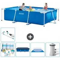 Intex Piscina rectangular de estructura - 300x200x75 cm - 6 piezas - Modelo S21125