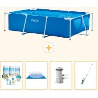 Intex Piscina rectangular de estructura - 300x200x75 cm - De 5 piezas - Modelo S20839