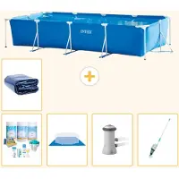 Intex Piscina rectangular de estructura - 450x220x84 cm - 6 piezas - Modelo S20077