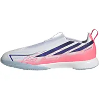Adidas adidasZapatilla de fútbol sin cordones F50 Hyperfast League Indoor 33 Cloud White / Solar Purple / Solar Turbo Niño