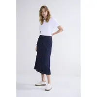 Summum Woman Denim Skirt Light Cotton Twill Night Blue Denim Talla: 38 | Faldas Midi Outlet | Mujer | Negro