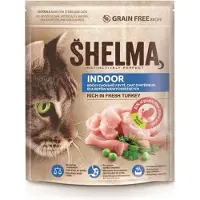 Shelma 750g, alimento seco para perros, sabor a cerdo, para uso en interiores