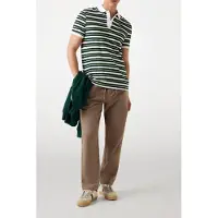Guess Marciano GUESS Yarn Dye Striped Ss White / Alpine Strip Talla: S | Polos Outlet | Hombre | Blanco