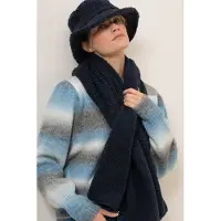 Josephine & Co Sherpa Scarf Navy Talla: 34 | Bufandas Outlet | Mujer | Azul