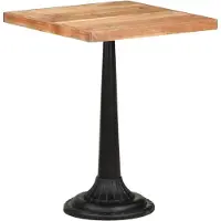 vidaXL Mesa bistró de 60x60x76 cm, hecha de madera de acacia maciza
