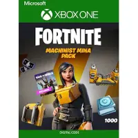 Fortnite - Machinist Mina Pack + 1000 V-Bucks Challenge Código de LIVE