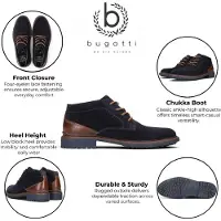 Bugatti Botas con cordones marrón