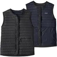 Patagonia - Women's Lightweight Reversible Down Sweater Vest - Chaleco de plumas size M, negro