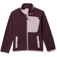Columbia - Kid's Fast Trek V Full Zip - Forro polar size XS, morado