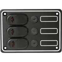 PLASTIMO Panel Eléctrico Estanco 3 Botones
