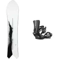 Burton - Packs (snowboard + fijaciones) - Pack Family Tree Short Stop 2025 - Blanco