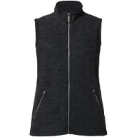 Ivanhoe - Women's Flora Vest - Chaleco de lana merina size 38, negro