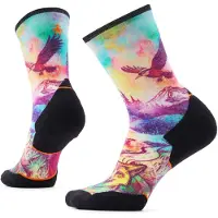 Smartwool - Women's Trail Run TC Serene Peak Print Crew - Calcetines de running size 34-37, multicolor